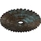 Ekena Millwork Eryn Ceiling Medallion (Fits Canopies up to 4"), 24 3/4"OD x 3 1/4"ID x 1 7/8"P, Bronze Blue Patina CM24ENBBS - alternate 3